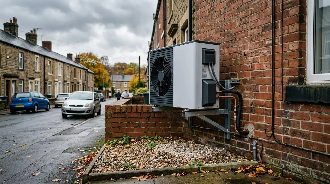 Heat pump installation in Preston